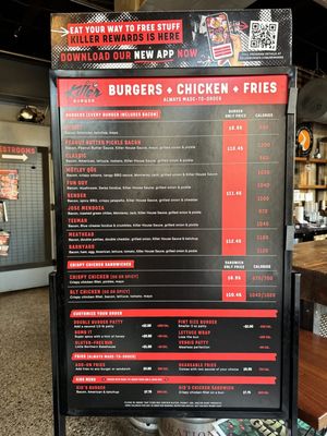 Menu photo 2 Killer Burger Oakway Eugene, OR