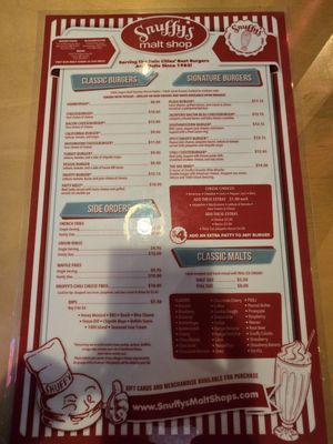 Menu photo 4 Snuffy's Malt Shop Bloomington, MN