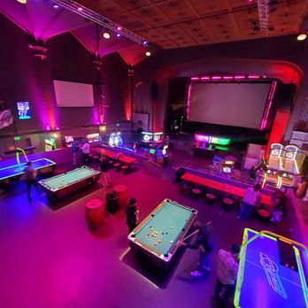 Emporium Arcade Bar - View from upper level - Bars Near Me - San Francisco, California