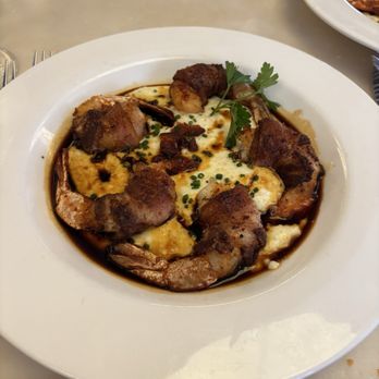Mr. B's Bistro - Bacon-Wrapped Shrimp and Grits - Cajun/Creole Near Me - New Orleans, Louisiana Mr. B's Bistro - Bacon-Wrapped Shrimp and Grits - Cajun/Creole Near Me - New Orleans, Louisiana
