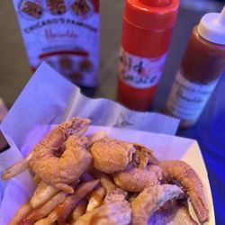 Harolds Shrimp and Chicken - Chicken Wings, Shrimp, Fries, and Harold's famous sauce!!!