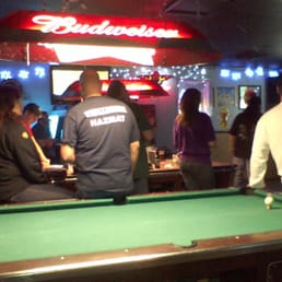 pool table and electronic dart room