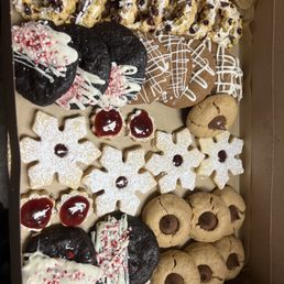 Cookies from the holiday baking class Cookies from the holiday baking class