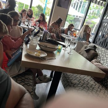 Brulé Bistro - Crowded at lunch Saturday - New American Near Me - Delray Beach, Florida