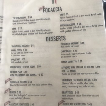 Casa Sofia - Menu - desserts - Italian Near Me - Playa del Carmen, ROO Casa Sofia - Menu - desserts - Italian Near Me - Playa del Carmen, ROO