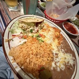 Two Cheese Enchiladas