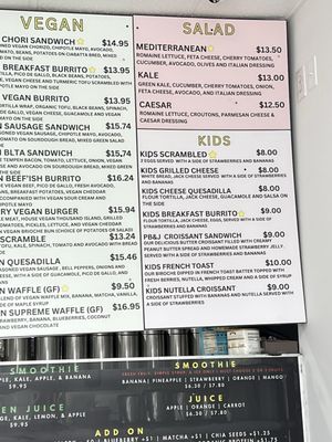 Menu photo 2 Victory Caffe Van Nuys, CA