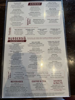 Menu photo 2 Gus's Barbecue South Pasadena, CA