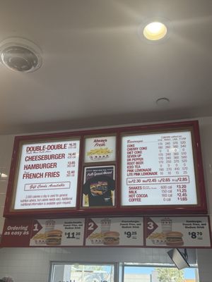 Menu photo 2 In-N-Out Burger Tustin, CA Menu photo 2 In-N-Out Burger Tustin, CA