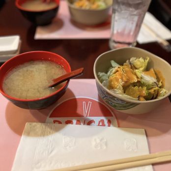 Bonsai Japanese Restaurant - Miso and soup - Japanese Near Me - Poughkeepsie, New York