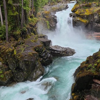 Silver Falls - Refreshing and rewarding half way point - Hiking Near Me - Randle, Washington