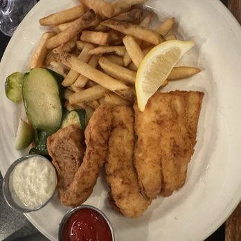 Bud's Seafood Grille - Fish & Chips, vegetables substituted for coleslaw - Seafood Near Me - Stockton, California Bud's Seafood Grille - Fish & Chips, vegetables substituted for coleslaw - Seafood Near Me - Stockton, California
