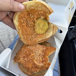 Not much going on with this sandwich.