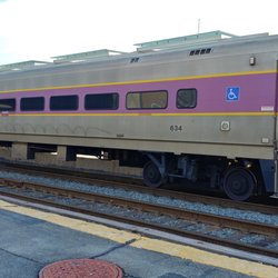 MBTA Chelsea - The Commuter Rail train in Chelsea Station