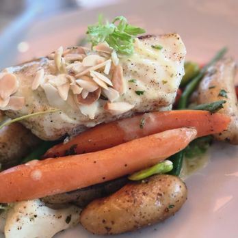 Ironwood - Wild Caught Alaskan Halibut - New American Near Me - Laguna Hills, California