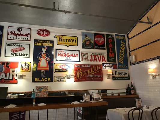 Photo of Cafe Bastille - San Francisco, CA, US. Wall art-interior
