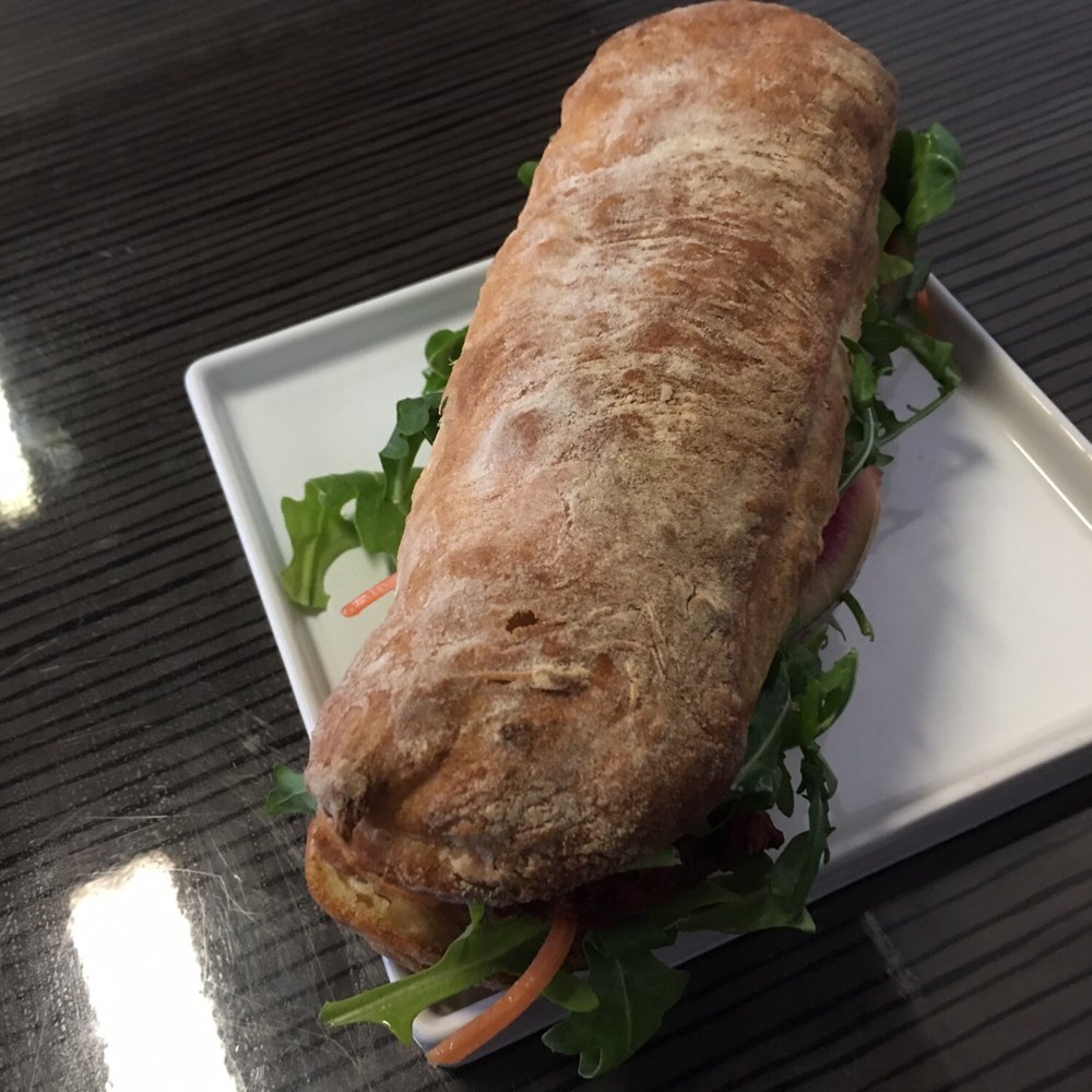 Chez Alex - Beet and beans on a baguette - Bakeries Near Me - Brooklyn, New York