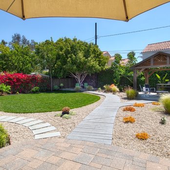 Surf N Turf Landscape - a walkway in a backyard - Landscaping Near Me Surf N Turf Landscape - a walkway in a backyard - Landscaping Near Me