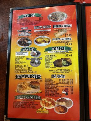 Menu photo 2 Taqueria Arandas San Antonio, TX