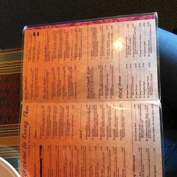 Krung Thai Restaurant - Krung Thai Menu - Thai Near Me - Albuquerque, New Mexico