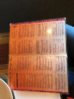 Menu photo 8 Krung Thai Restaurant Albuquerque, NM