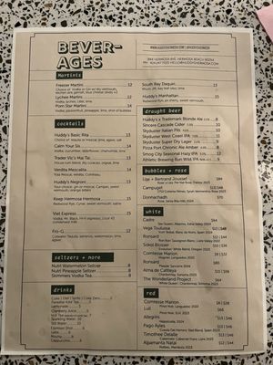 Menu photo 3 Huddy's At The Beach Hermosa Beach, CA