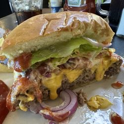 Glenda Jean’s - Cross section of my delicious burger!