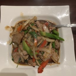 Spicy basil beef Spicy basil beef