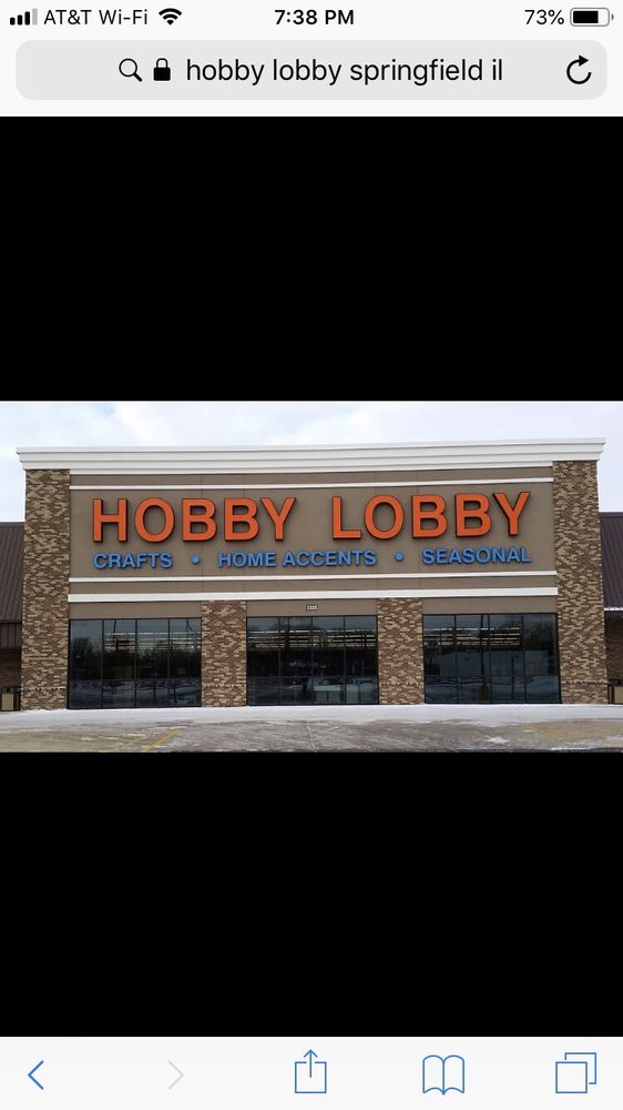 HOBBY LOBBY Updated September 2024 3325 S Veterans Pkwy, Springfield, Illinois Hobby Shops