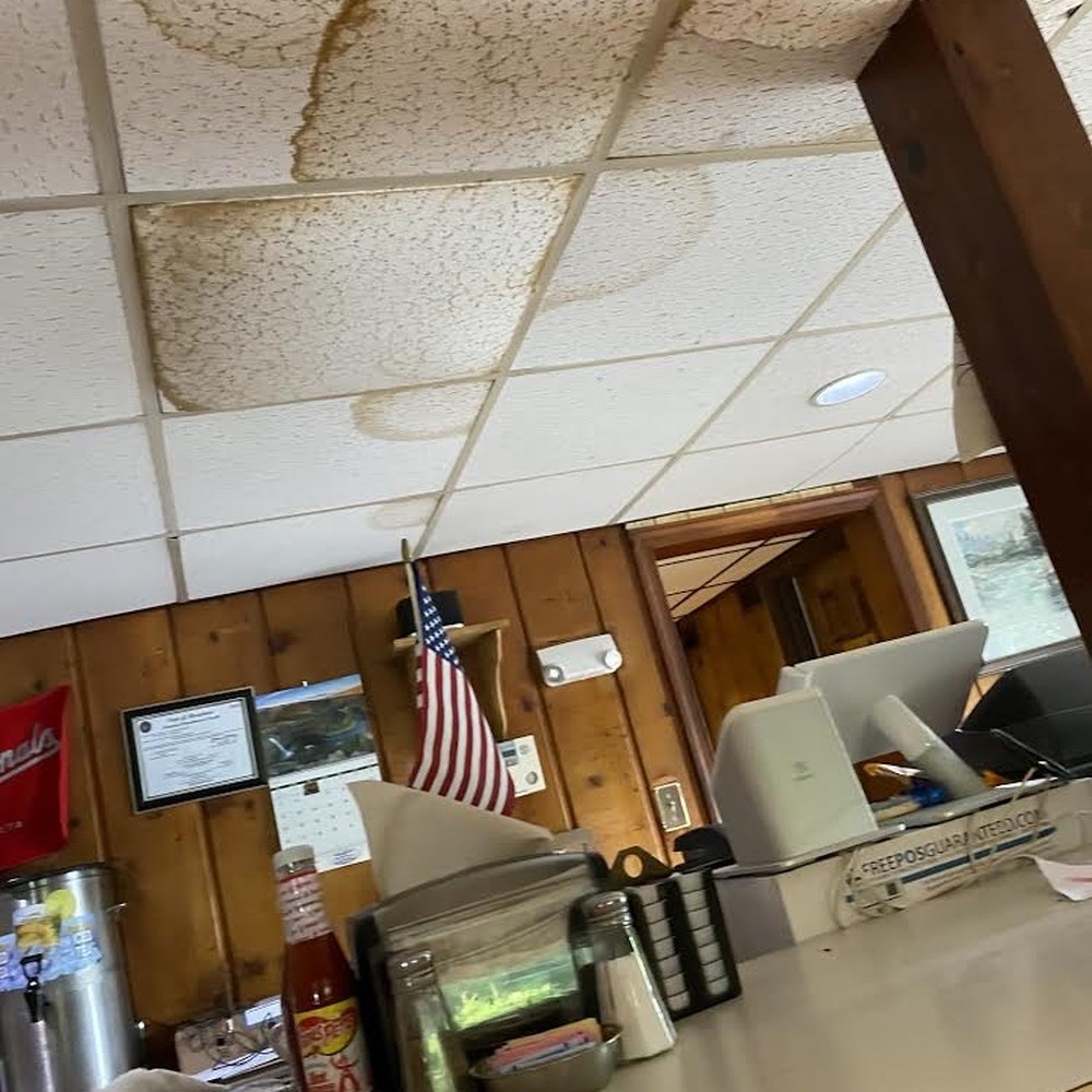 The Frying Pan - Mouse droppings, ants, ceiling tiles need replaced. - Breakfast & Brunch Near Me - Lusby, Maryland The Frying Pan - Mouse droppings, ants, ceiling tiles need replaced. - Breakfast & Brunch Near Me - Lusby, Maryland