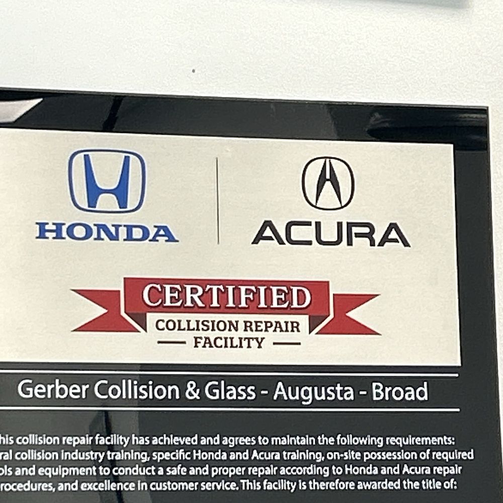 Gerber Collision & Glass - They are official for Honda and Acura!!! My car is a H-RV - Body Shops Near Me - Augusta, Georgia Gerber Collision & Glass - They are official for Honda and Acura!!! My car is a H-RV - Body Shops Near Me - Augusta, Georgia