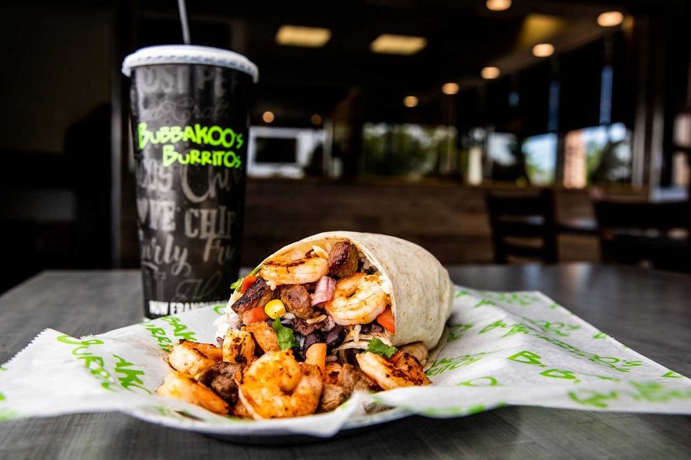 Food from Bubbakoo's Burritos