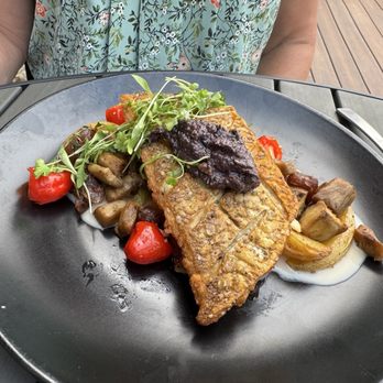 1932 Reserve - Red snapper, egg plant and figs - New American Near Me - Osage Beach, Missouri