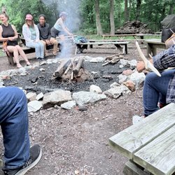Endangered Wolf Center - Campfire education session