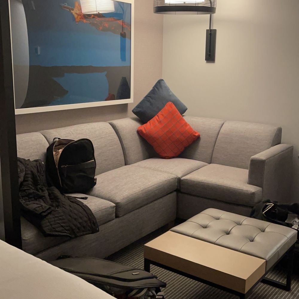 Hyatt Place Denver Airport - Small couch in the hotel room - Venues & Event Spaces Near Me - Aurora, Colorado Hyatt Place Denver Airport - Small couch in the hotel room - Venues & Event Spaces Near Me - Aurora, Colorado