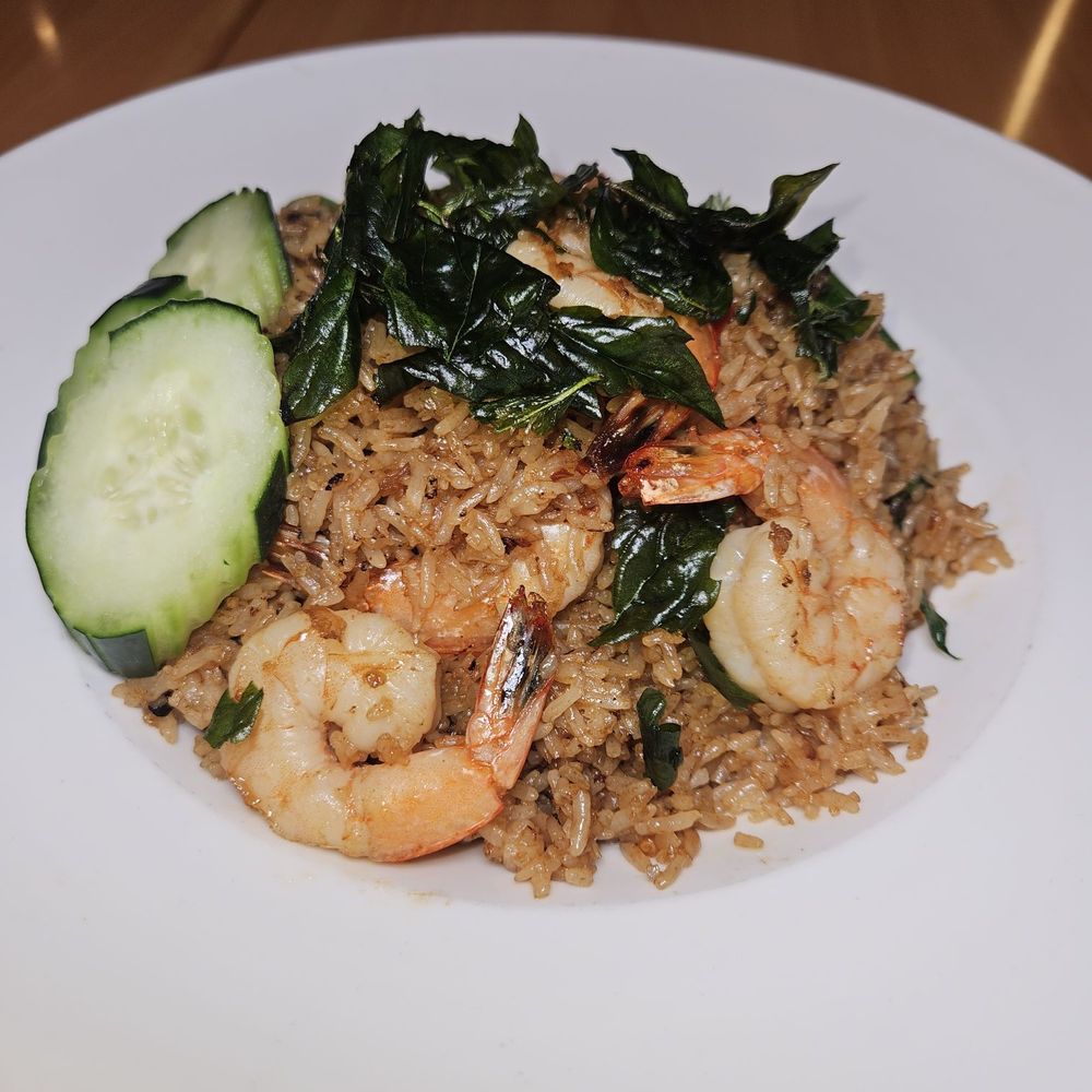 Basil Fried Rice with Shrimp Basil Fried Rice with Shrimp