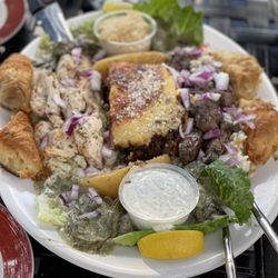 Savvios Family Restaurant - Platter A, huge portion!
