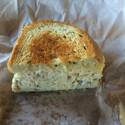 Washington Perk - Half of a chicken salad sandwich with double meat.