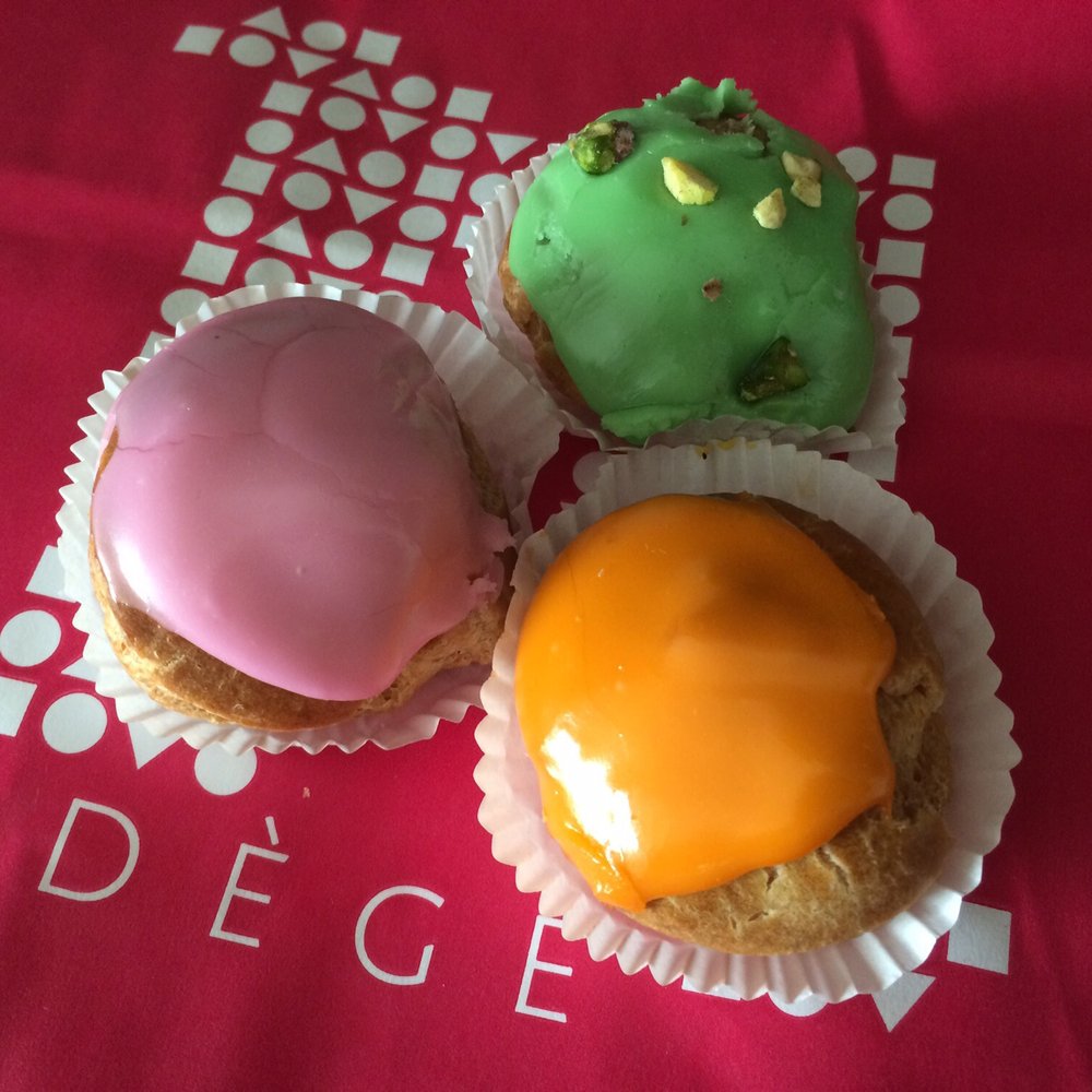 Nadege - Strawberry, Mango, and Pistachio P’tit Choux - Desserts Near Me - Toronto, Ontario
