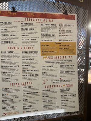 Menu photo 2 Flying Star Café Albuquerque, NM