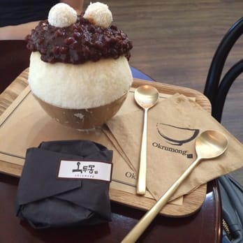 Okrumong - OG Snow Bowl and a Black Rice Cake - Desserts Near Me - Torrance, California