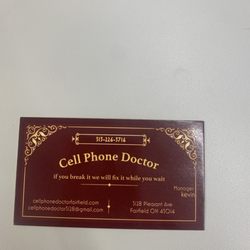 Cell Phone Doctor - Business Card.