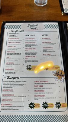 Menu photo 6 Dockside Diner Long Beach Township, NJ