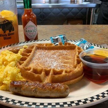 Black Bear Diner San Antonio Ackerman - Waffle scrambled eggs and sausage delicious. - Diners Near Me - San Antonio, Texas Black Bear Diner San Antonio Ackerman - Waffle scrambled eggs and sausage delicious. - Diners Near Me - San Antonio, Texas