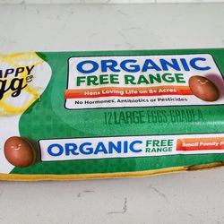 Target - Happy Egg Organic Free Range Small Family Farms Eggs