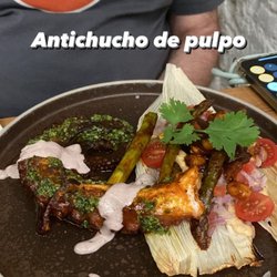 La Picanteria Escribà - Antichucho de pulpo - es picante!