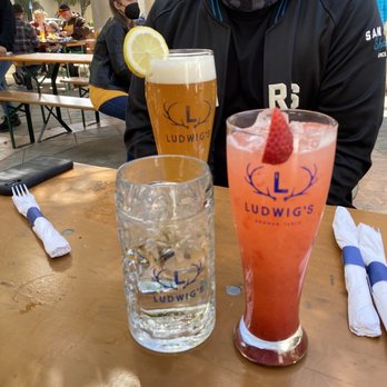 Ludwig's Biergarten - Happy hefe & strawberry lemonade - German Near Me - Mountain View, California Ludwig's Biergarten - Happy hefe & strawberry lemonade - German Near Me - Mountain View, California