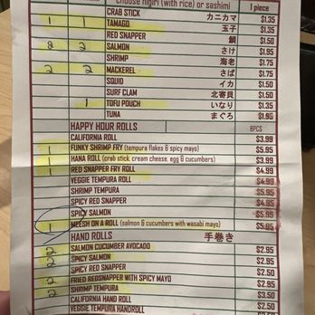 Asaka Japanese Restaurant - This is their happy hour menu. - Japanese Near Me - Indianapolis, Indiana Asaka Japanese Restaurant - This is their happy hour menu. - Japanese Near Me - Indianapolis, Indiana