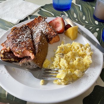 808 Grindz Cafe - Rainbow French toast & eggs. - Cafes Near Me - Lahaina, Hawaii