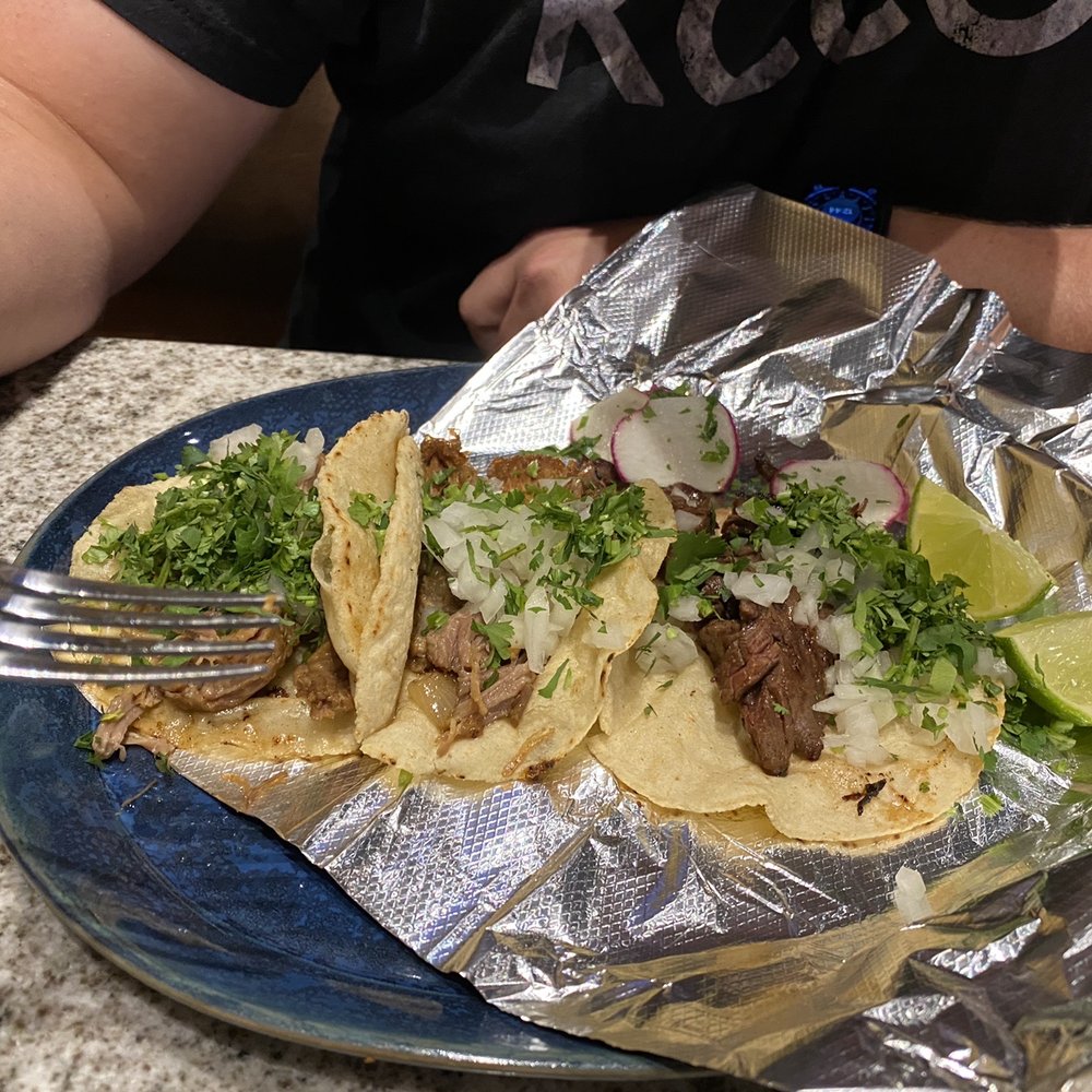 Altos De Jalisco - 2 carnitas and one steak taco - Seafood Near Me - Winchester, Virginia